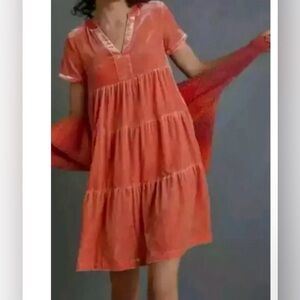Maeve Orange Midi Dress 👗‼️